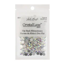 John Bead Crystal Lane SS30 Glass Round Flatback Rhinestones, 288ct.