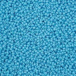 John Bead 11/0 Cut Opaque Finish Round Czech Glass Seed Beads, 13g/100g