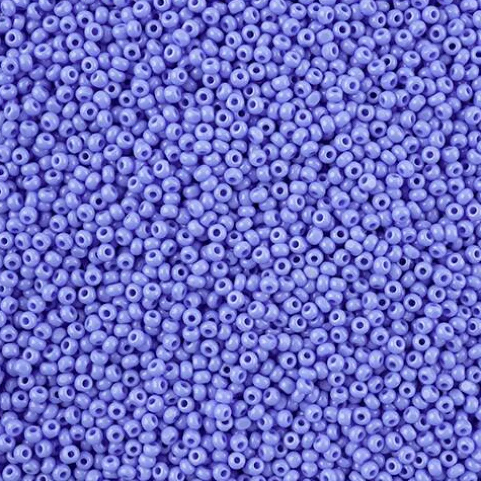 John Bead 11/0 Cut Opaque Finish Round Czech Glass Seed Beads, 13g/100g