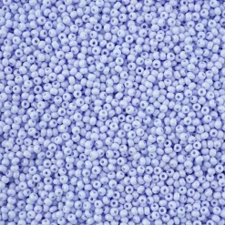 John Bead 11/0 Cut Opaque Finish Round Czech Glass Seed Beads, 13g/100g