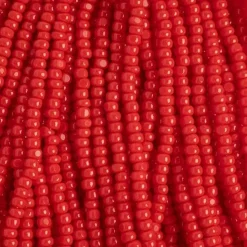 John Bead 11/0 Cut Opaque Finish Round Czech Glass Seed Beads, 13g/100g