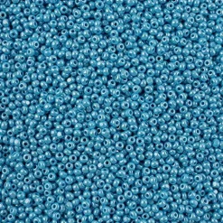 John Bead 11/0 Cut Opaque Finish Round Czech Glass Seed Beads, 13g/100g