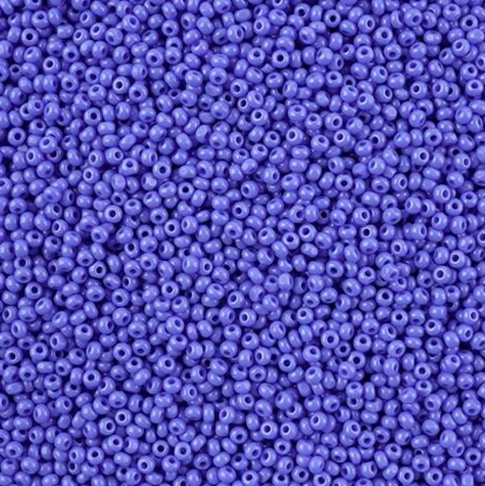 John Bead 11/0 Cut Opaque Finish Round Czech Glass Seed Beads, 13g/100g