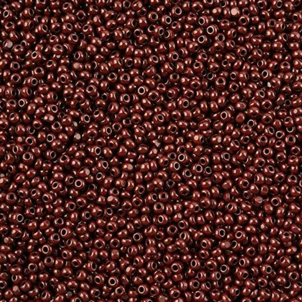 John Bead 11/0 Cut Opaque Finish Round Czech Glass Seed Beads, 13g/100g