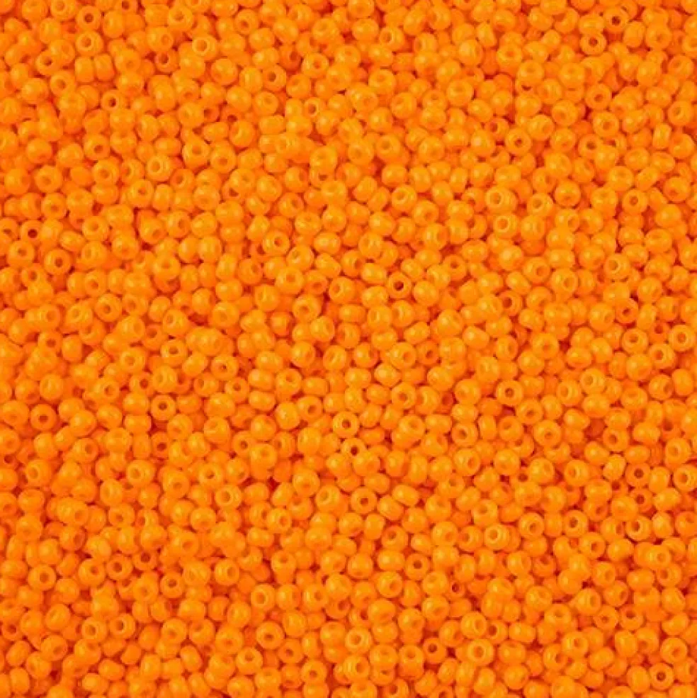 John Bead 11/0 Cut Opaque Finish Round Czech Glass Seed Beads, 13g/100g
