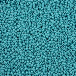 John Bead 11/0 Cut Opaque Finish Round Czech Glass Seed Beads, 13g/100g