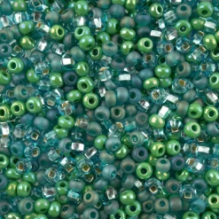 John Bead 8/0 Czech Glass Seed Beads, 22g