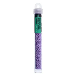 John Bead Dyed Chalk Solgel  8/0 Czech Glass Seed Beads, 22g