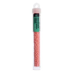 John Bead Dyed Chalk Solgel  8/0 Czech Glass Seed Beads, 22g