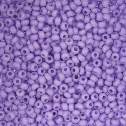 John Bead Dyed Chalk Solgel  8/0 Czech Glass Seed Beads, 22g