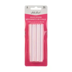 John Bead™ 4in Hot Glue Sticks, 6pcs