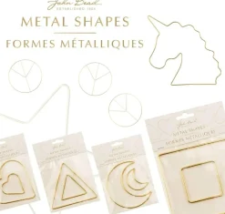 John Bead Iron Metal Shapes Macramé Frame
