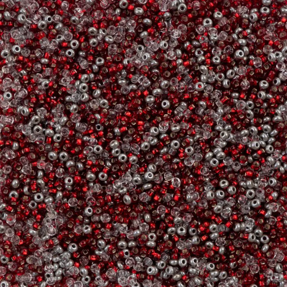 John Bead 10/0 Mixed Czech Glass Seed Beads, 22g