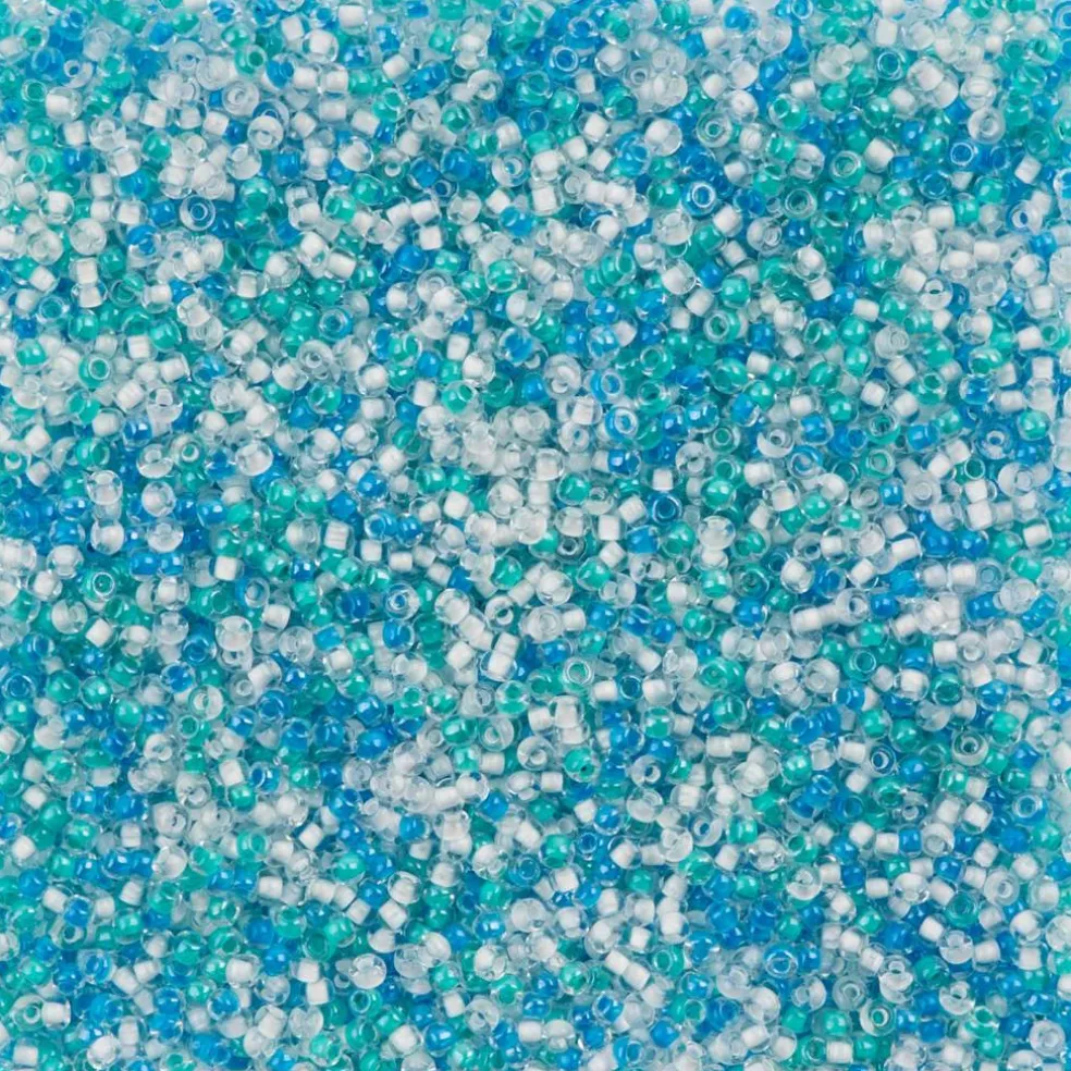 John Bead 10/0 Mixed Czech Glass Seed Beads, 22g