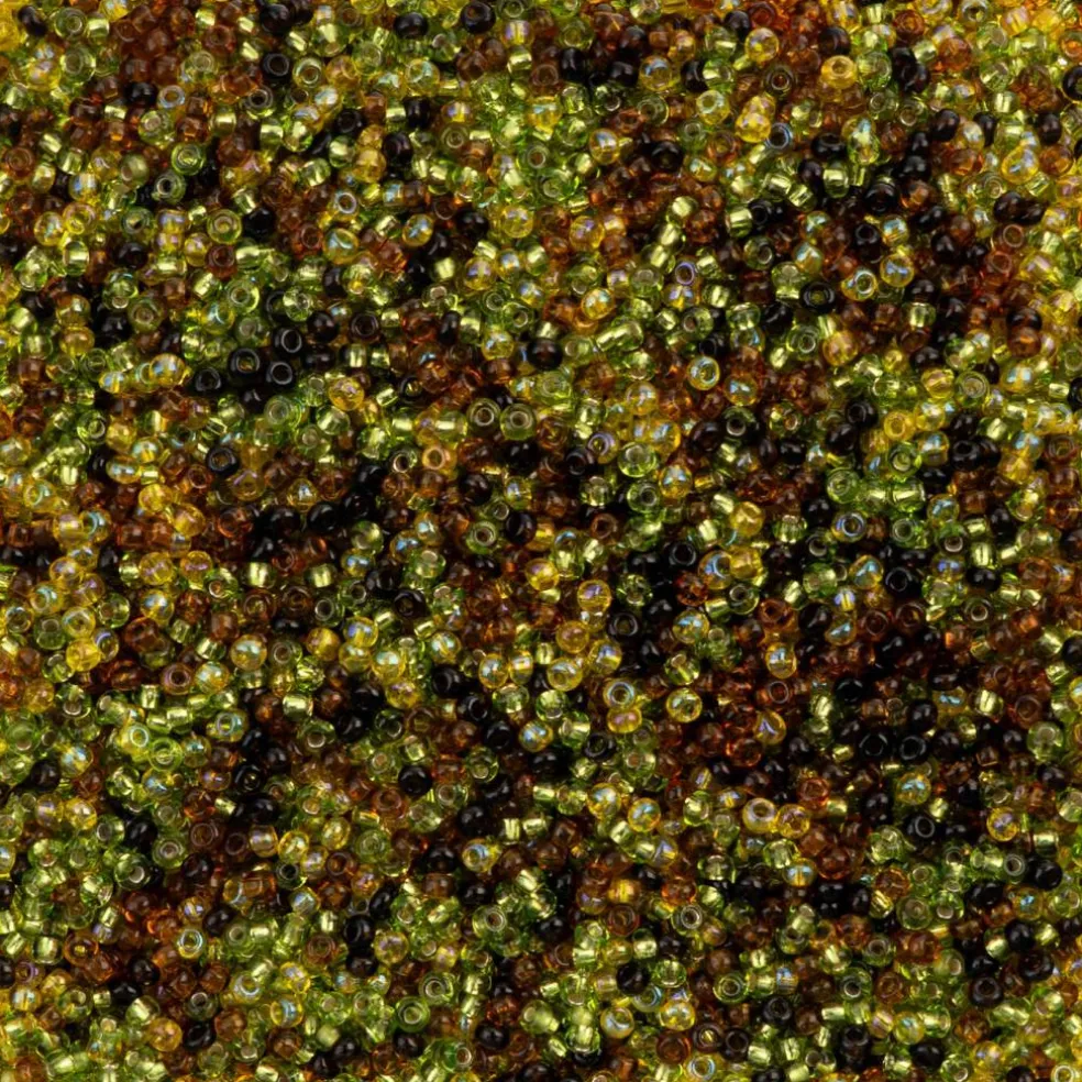 John Bead 10/0 Mixed Czech Glass Seed Beads, 22g