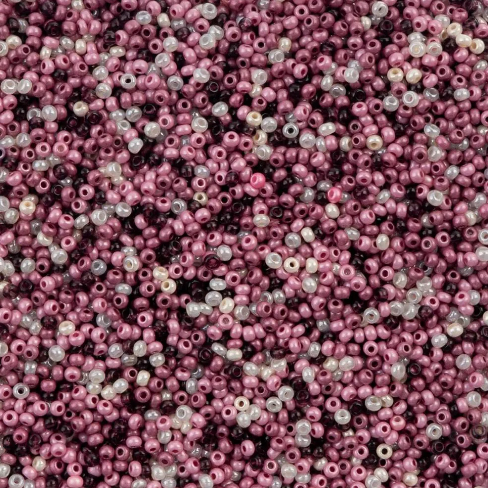 John Bead 10/0 Mixed Czech Glass Seed Beads, 22g