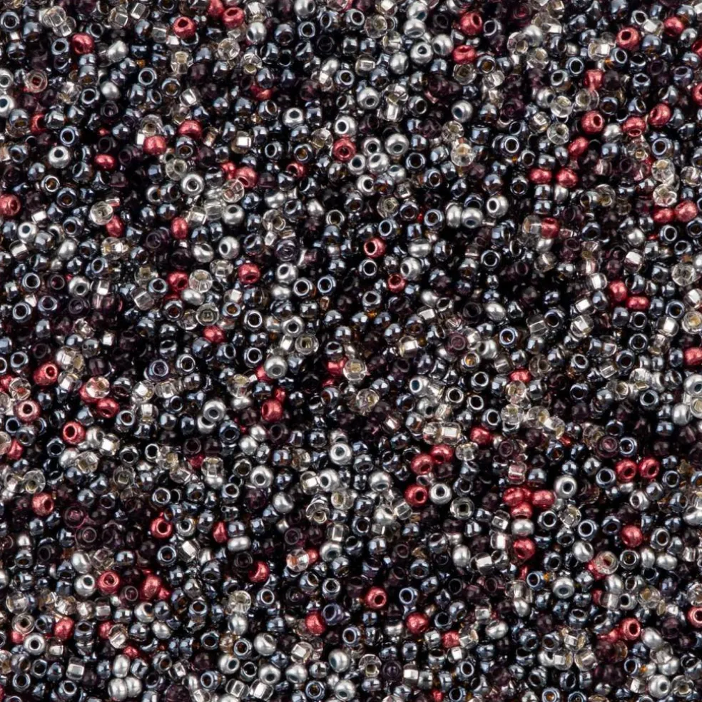 John Bead 10/0 Mixed Czech Glass Seed Beads, 22g