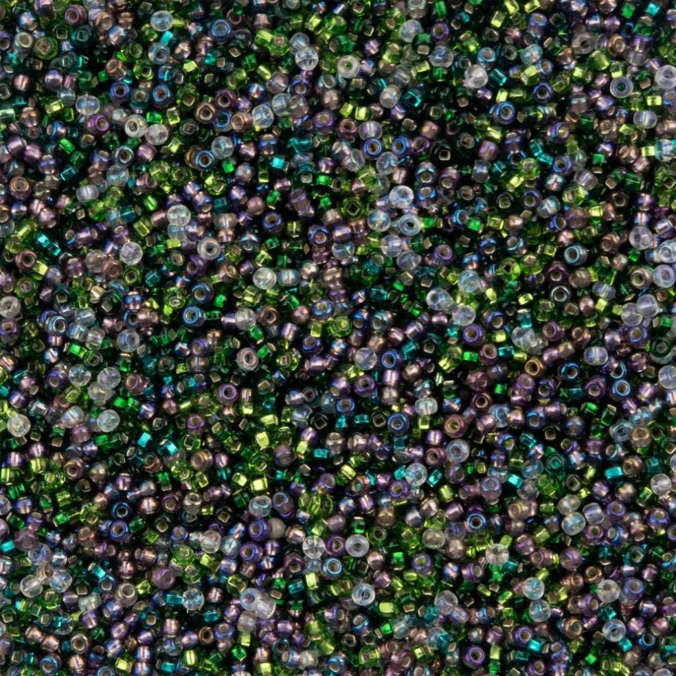 John Bead 10/0 Mixed Czech Glass Seed Beads, 22g
