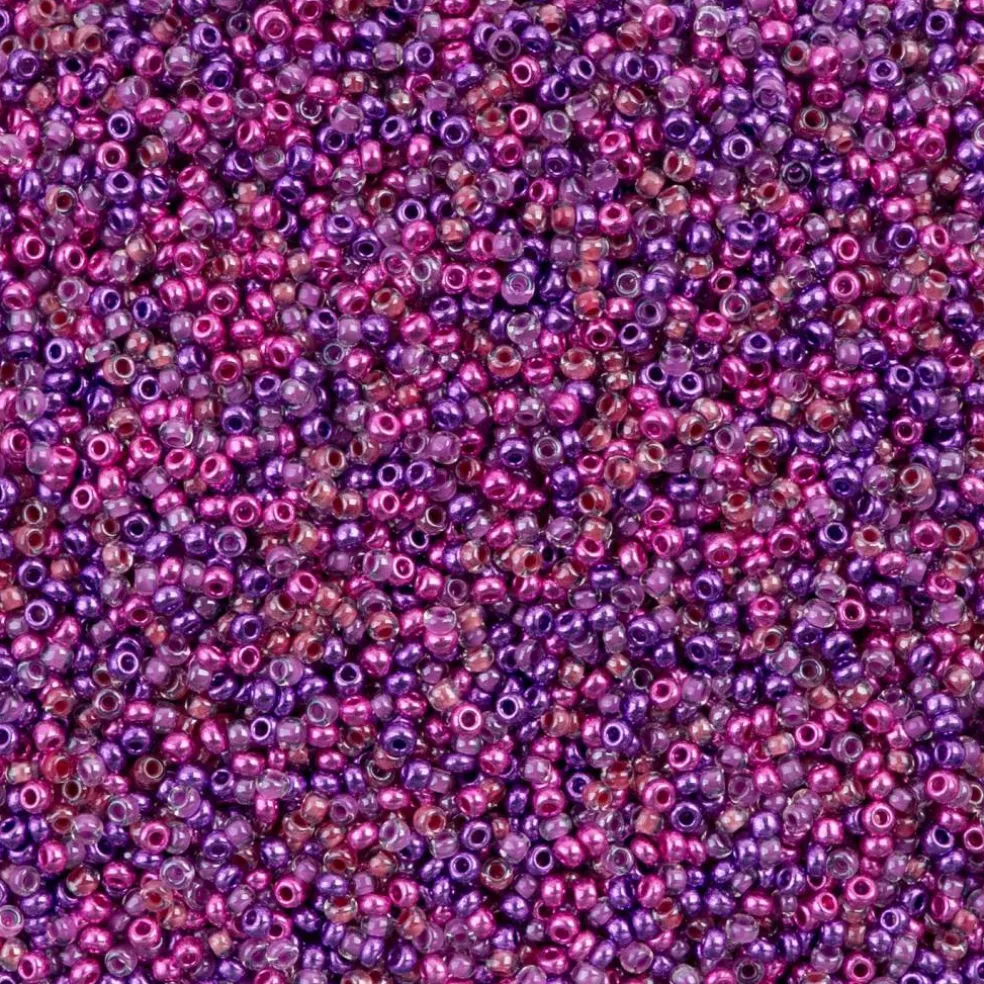 John Bead 10/0 Mixed Czech Glass Seed Beads, 22g