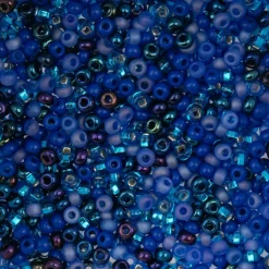 John Bead Mixed 8/0 Czech Glass Seed Beads, 22g/500g