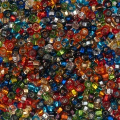 John Bead Mixed 8/0 Czech Glass Seed Beads, 22g/500g