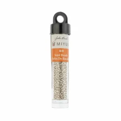 John Bead 8/0 Miyuki Glass Seed Beads, 12g