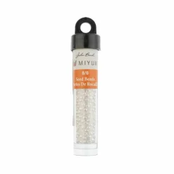 John Bead 8/0 Miyuki Glass Seed Beads, 12g