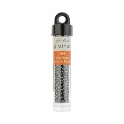 John Bead 8/0 Miyuki Glass Seed Beads, 12g