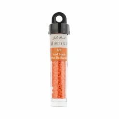 John Bead 8/0 Miyuki Glass Seed Beads, 12g