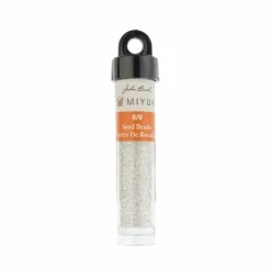John Bead 8/0 Miyuki Glass Seed Beads, 12g