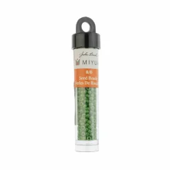 John Bead 8/0 Miyuki Glass Seed Beads, 12g