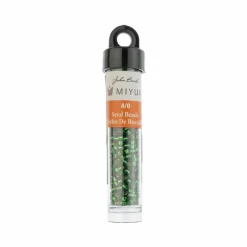 John Bead 8/0 Miyuki Glass Seed Beads, 12g