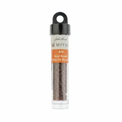 John Bead 8/0 Miyuki Glass Seed Beads, 12g