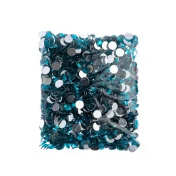 John Bead 8mm Acrylic Round Flat Back Rhinestones, 1,000ct.