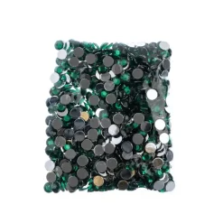 John Bead 8mm Acrylic Round Flat Back Rhinestones, 1,000ct.