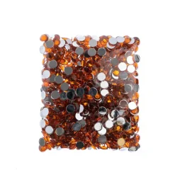 John Bead 8mm Acrylic Round Flat Back Rhinestones, 1,000ct.