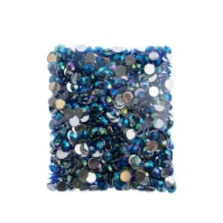 John Bead 8mm Acrylic Round Flat Back Rhinestones, 1,000ct.