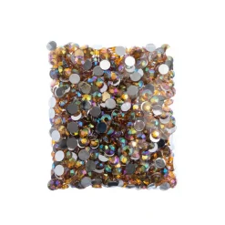 John Bead 8mm Acrylic Round Flat Back Rhinestones, 1,000ct.