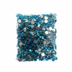 John Bead 8mm Acrylic Round Flat Back Rhinestones, 1,000ct.