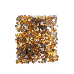 John Bead 6mm Acrylic Round Flat Back Rhinestones, 1,000ct.