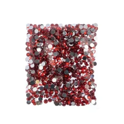 John Bead 6mm Acrylic Round Flat Back Rhinestones, 1,000ct.