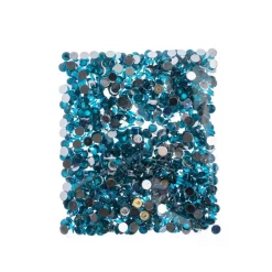John Bead 6mm Acrylic Round Flat Back Rhinestones, 1,000ct.