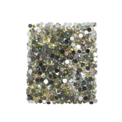 John Bead 6mm Acrylic Round Flat Back Rhinestones, 1,000ct.