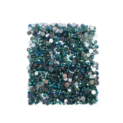 John Bead 6mm Acrylic Round Flat Back Rhinestones, 1,000ct.