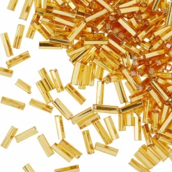 John Bead 6.5mm Czech Glass Bugle Beads