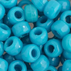 John Bead 9mm Opaque Plastic Pony Beads, 1,000ct.