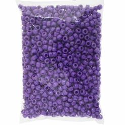 John Bead 9mm Opaque Plastic Pony Beads, 1,000ct.