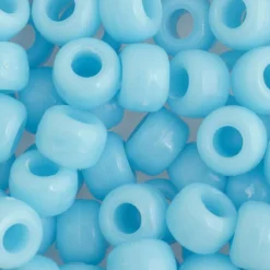 John Bead 9mm Opaque Plastic Pony Beads, 1,000ct.