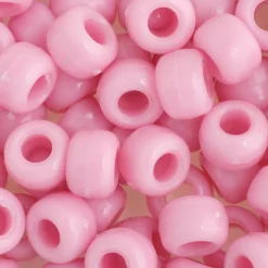 John Bead 9mm Opaque Plastic Pony Beads, 1,000ct.