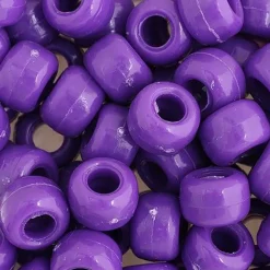 John Bead 9mm Opaque Plastic Pony Beads, 1,000ct.